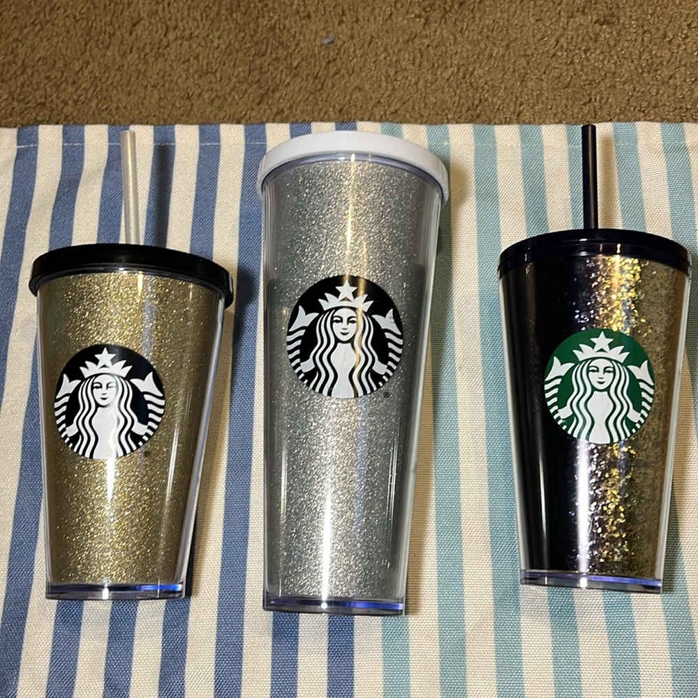 Starbucks Tumblrs *STRAW MISSING ON LARGER ONE*